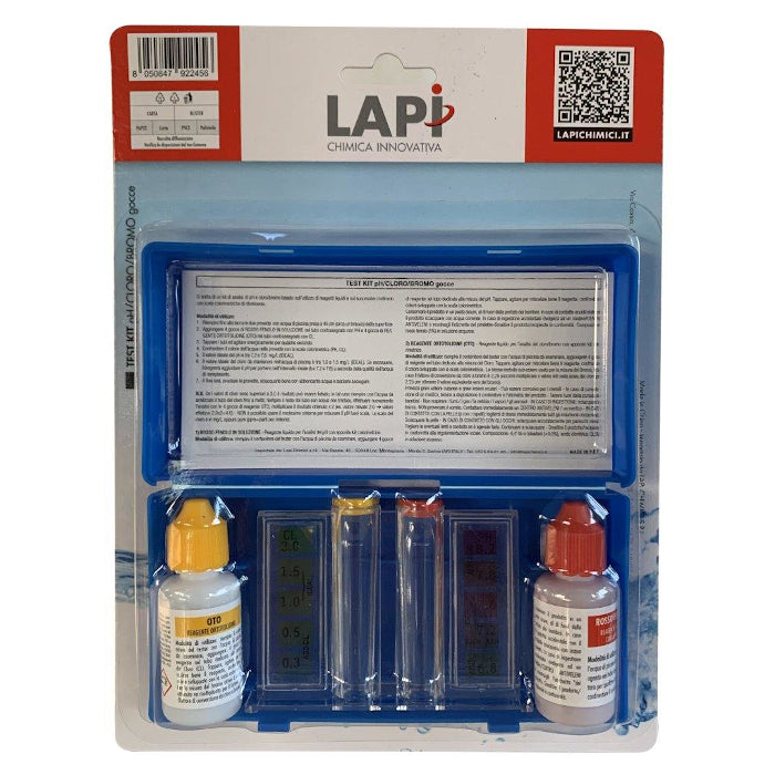 Test Kit Acqua Ph e Cloro / Bromo Gocce LAPI