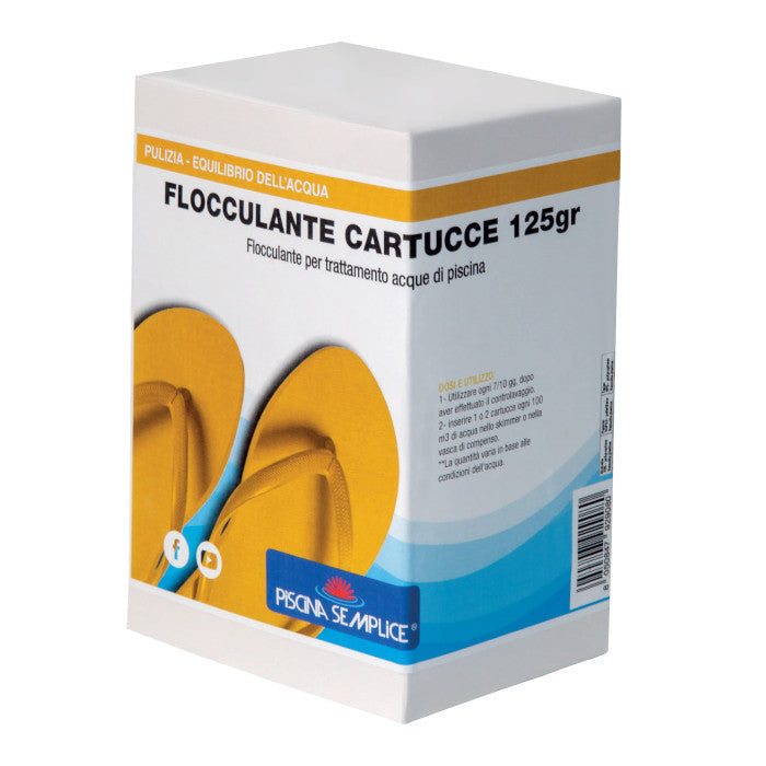 Flocculante in Cartucce da 125 gr da 1kg